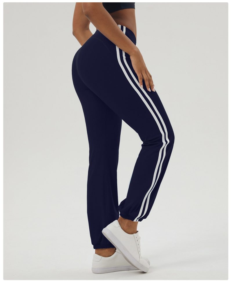 High Waist Ankle Tied Yoga Pants Women Hip Raise Outdoor Training - Image 4