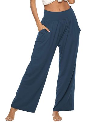 Loose Fit Wide Leg Sports Pants – Slimming Yoga & Running