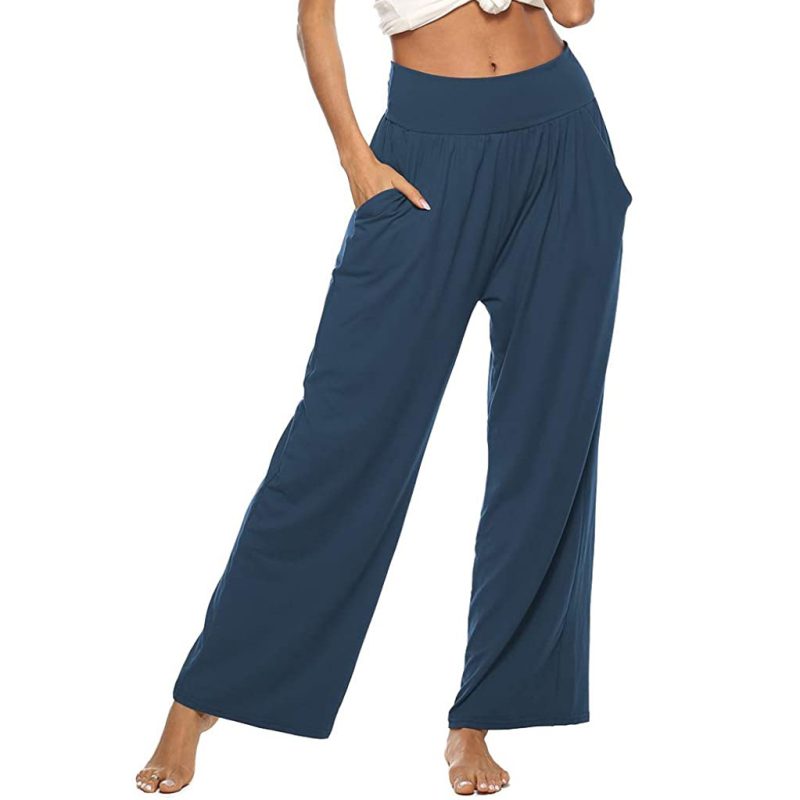 Loose Fit Wide Leg Sports Pants - Slimming Yoga & Running
