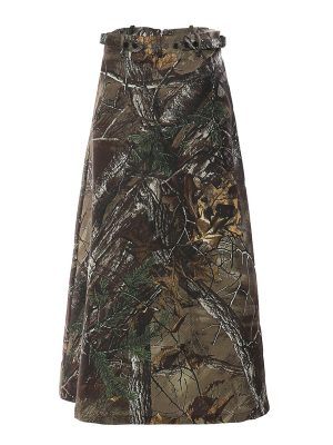 Original Jungle Personality Printed Graffiti Long Skirt for Women