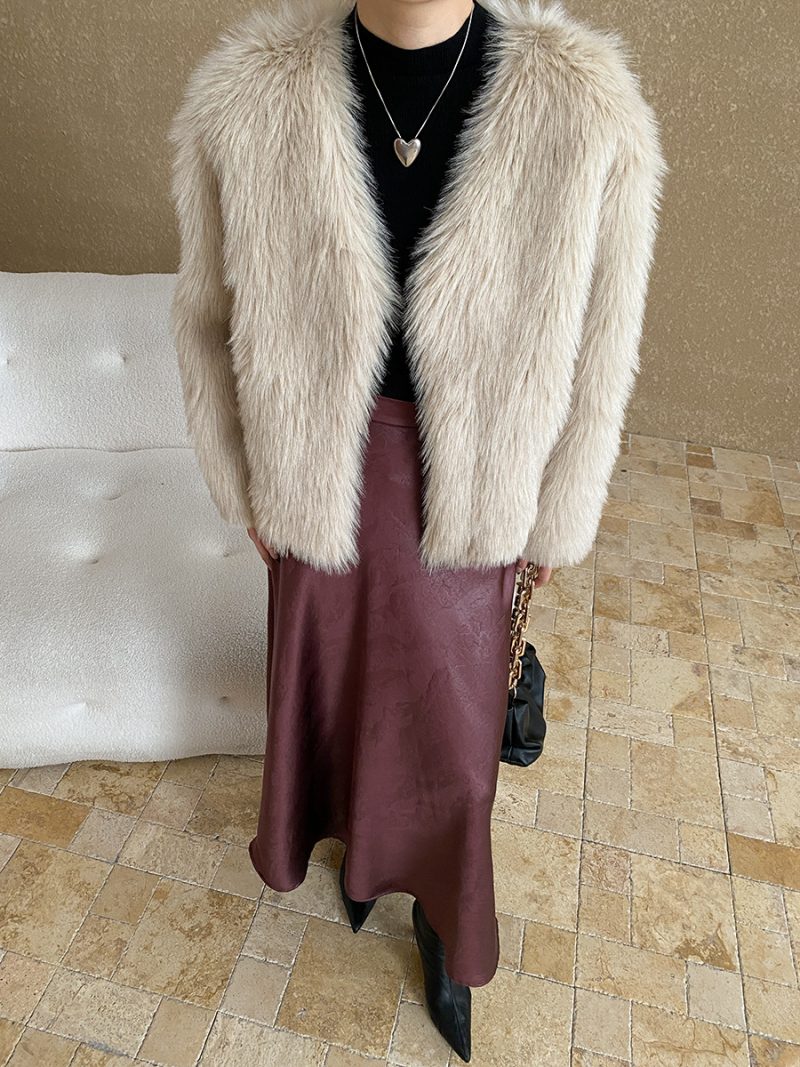 Elegant National Jacquard Fishtail A-Line Skirt for Office Wear - Image 2