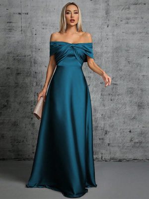 Off-Shoulder Sexy Cocktail Evening Dress