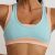 Peach Sand Pink Sea Foam Green Bra