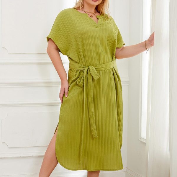 Plus Size One-Sleeve Nightdress for Women – Indoor & Outdoor Wear