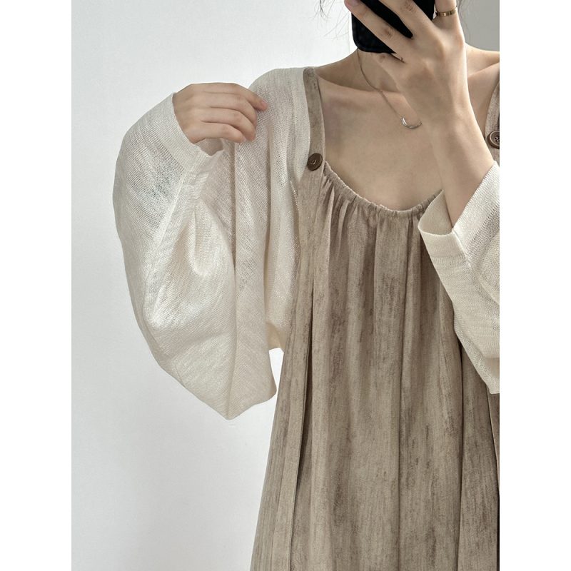 Women’s Knitted Sun Protection Waistcoat Cardigan