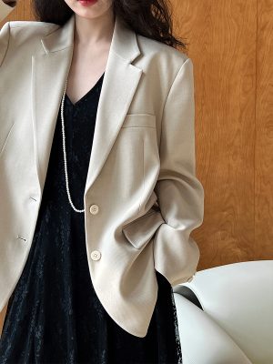 Spring High-Grade Women’s Casual Blazer