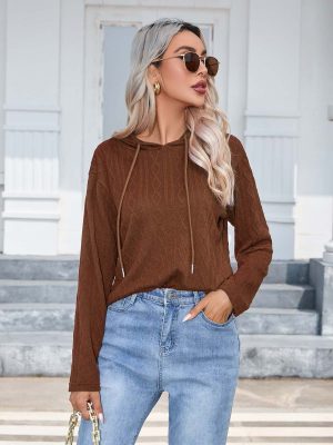 Women’s Autumn & Winter Hooded Knitted Sweater Top