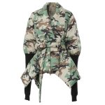 Autumn Winter Camouflage Personality Stitching Cotton Padded Jacket