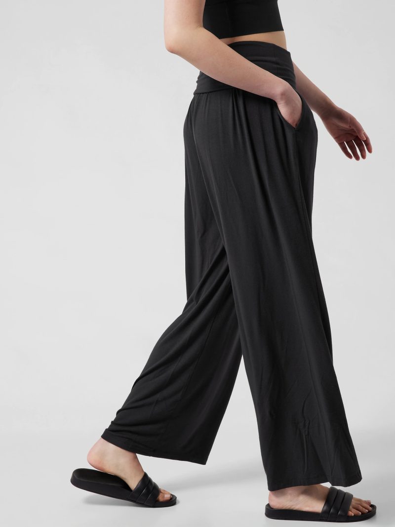 Loose Fit Wide Leg Sports Pants - Slimming Yoga & Running - Image 4