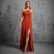 Wine Red Slim Fit Ball Gown Cocktail Dress - Evening Party Gown