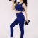 Jacquard Yoga Vest & High Waist Sweat-Proof Yoga Pants for Women