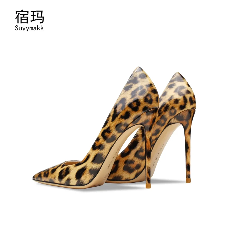 Heels For Women 2024 Luxury Women's Pumps Shallow Mouth Sexy High Heels - Image 2