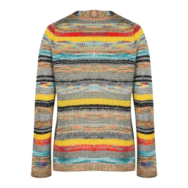 Sweater Knitted Cardigan Thin Loose Jacket For Women 2024 Korean Casual - Image 7