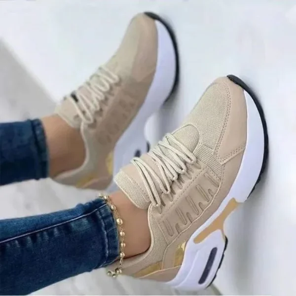 Tennis Woman Sneakers Platform Casual Shoes Women Comfort Mesh Anti-slip Running Shoes - Image 3