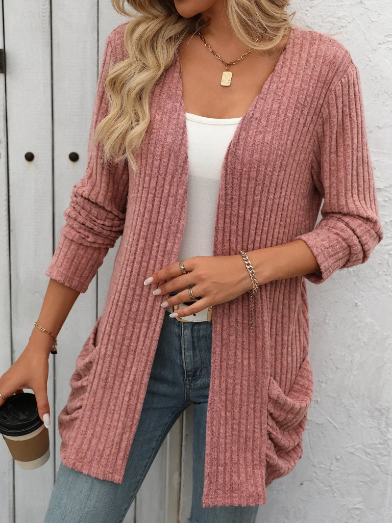 Loose Cardigan For Women 2024 Autumn Winter Fashion Women's Oversize Knitted Sweater