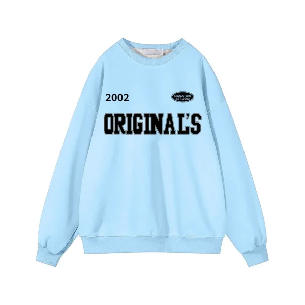 Cotton Kroean Style Letters Print Sweatshirt Women Soft O Neck Ladies - Image 10