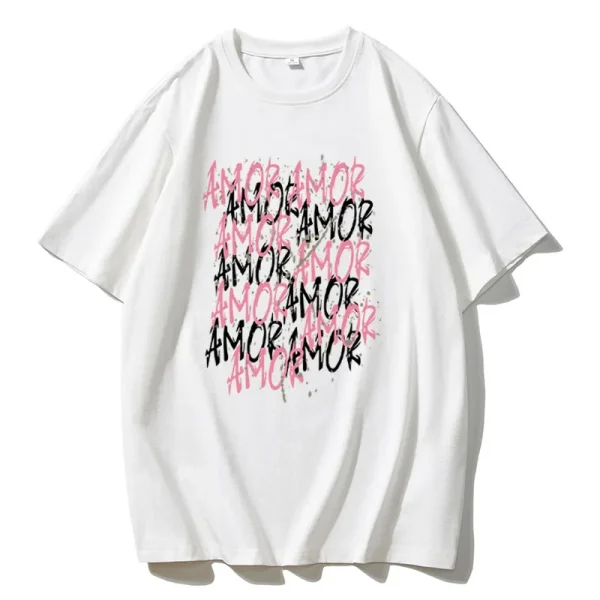 Funny Letter Printed T Shirt Women Summer Cotton Soft Short Sleeve Tee - Image 5