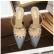 Women's sandals High-heeled Sandals Summer Slippers Gladiator Luxury Rivet High Heels