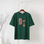 Aesthetic Character Printed T Shirt Women Vintage Soft Summer Cotton - Image 6