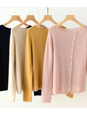 Autumn Knitted Sweater Women Vintage Single-breasted Cardigans For Women