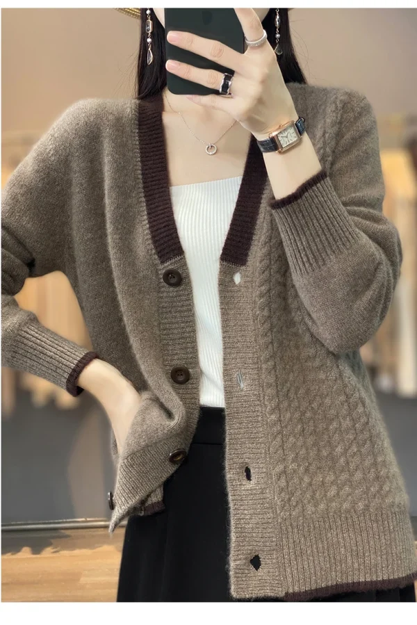 Spring New Style Woman's Sweater Fashion Casual Coats Female Cardigan Long Sleeve - Image 10