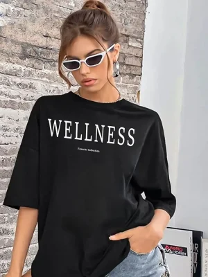 Graphic T-Shirt Women Short Sleeve Round Neck Tees Tops Vintage Tee Shirt