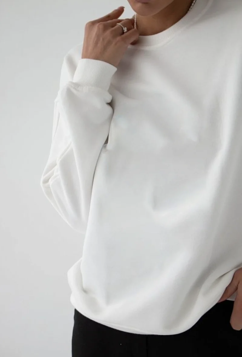 Cotton Oversized Hoodies Women Autumn Winter Soft Warm Long Sleeve Female - Image 12