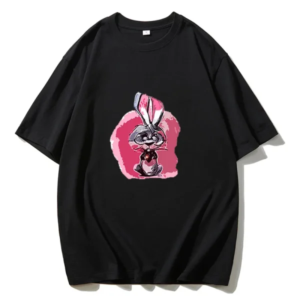 Kawaii Cartoon Printed T Shirt Women Summer Loose Casual Soft Female - Image 10