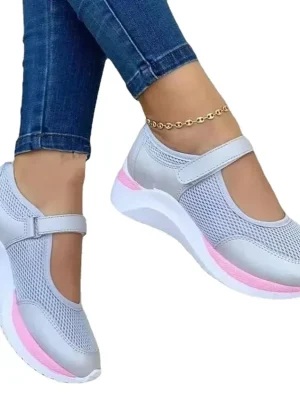 Summer Women Outdoor Breathable Mesh Shoes Woman Casual Sneakers Travel Hiking Shoes