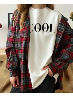 Letter “Cool” Printed T Shirt Women Summer Cotton Soft Short