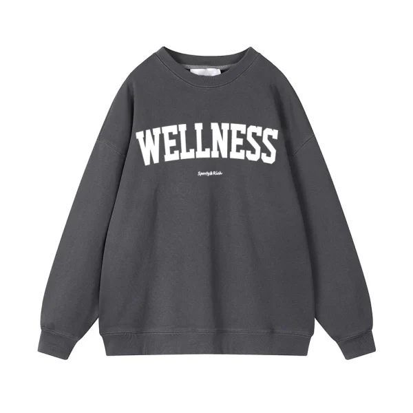 Letter Print Women Sweatshirt Full Sleeve Girls Hoodies Streetwear