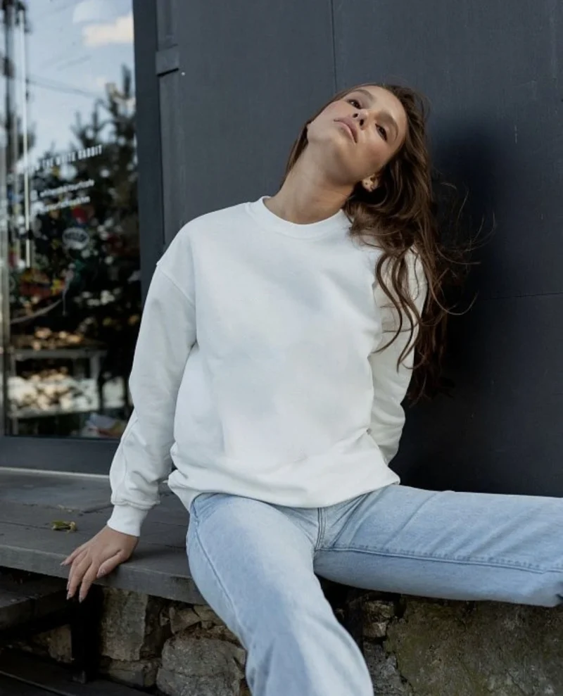 Cotton Oversized Hoodies Women Autumn Winter Soft Warm Long Sleeve Female