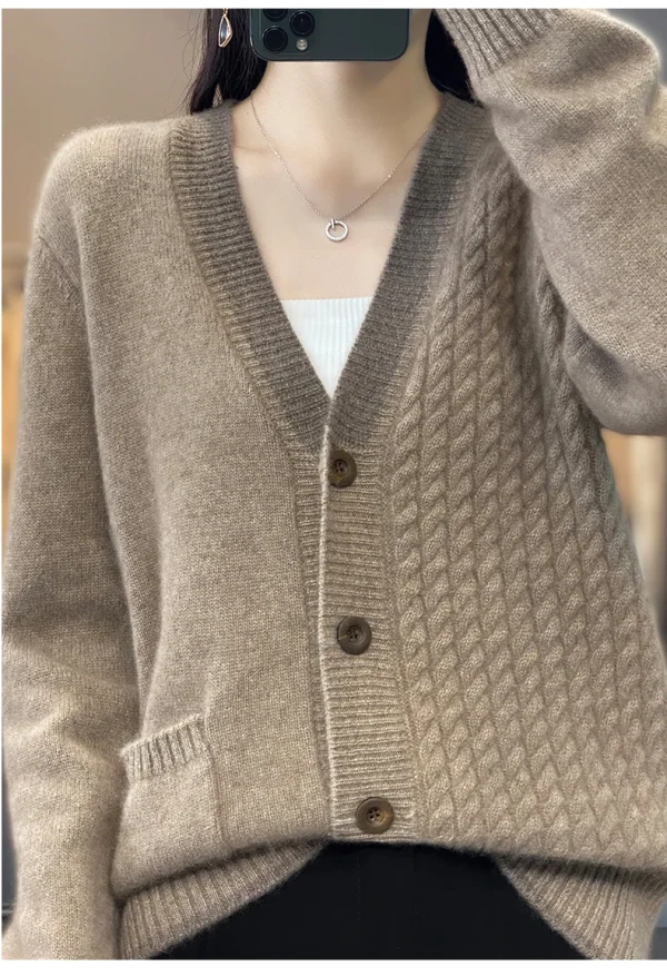 Spring New Style Woman's Sweater Fashion Casual Coats Female Cardigan Long Sleeve - Image 8