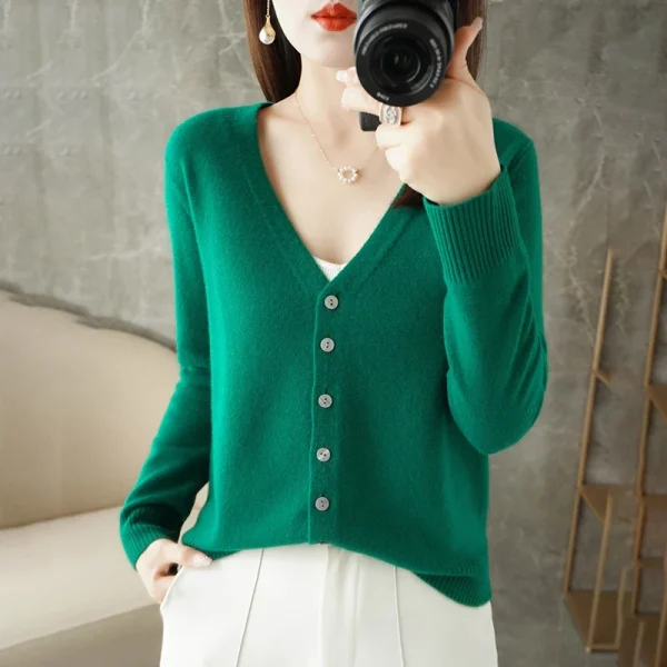 Small Fragrant Wind Women Loose Sweater Sweater All Sweater Coat - Image 4