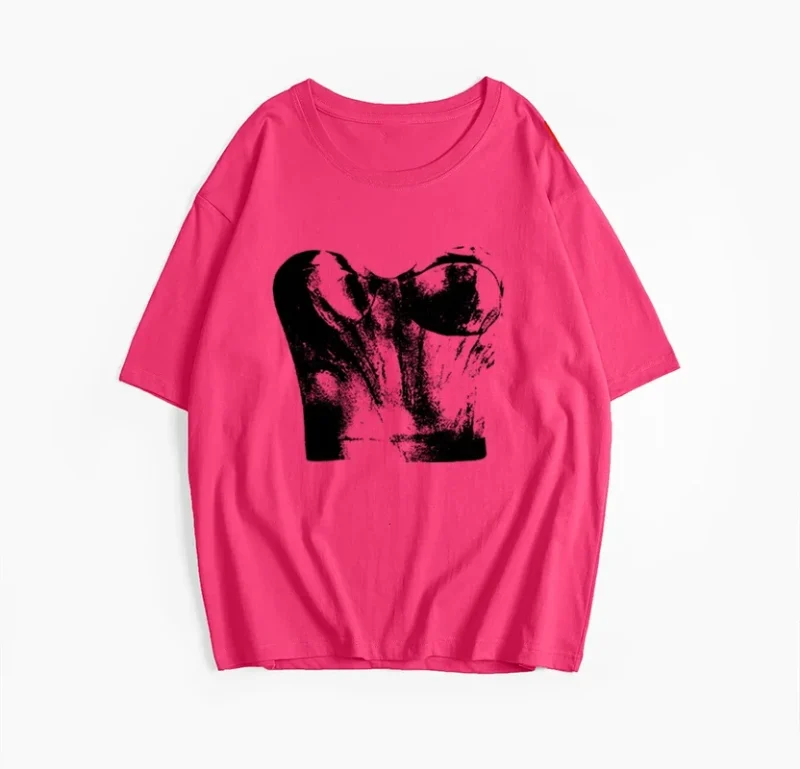 Graphic Printed T Shirt Women Summer Cotton Soft Short Sleeve Tees Female - Image 4