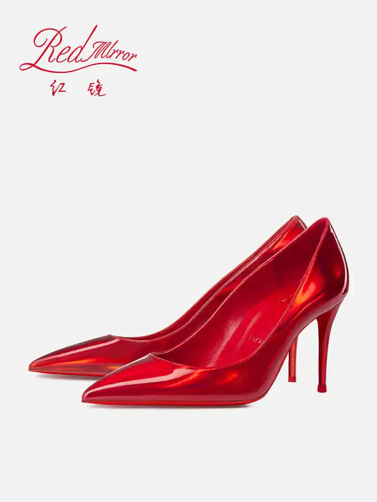 Wwomen Luxury Pumps Red Bottom Pointed Toe High Heels Stiletto Ladies Shoes - Image 2
