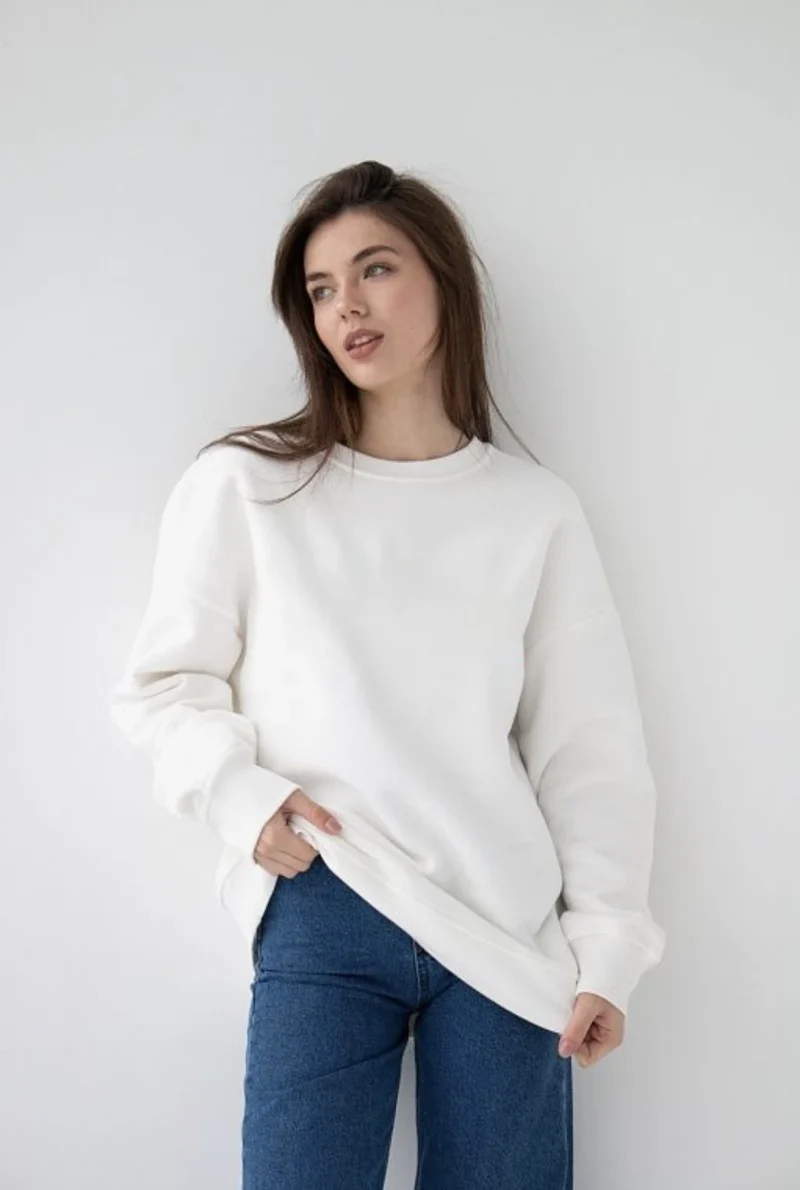 Cotton Oversized Hoodies Women Autumn Winter Soft Warm Long Sleeve Female - Image 10