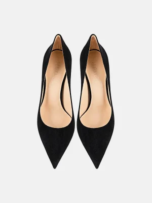 women’s shoes Heels For Women 2024 Black Suede Elegant Office Pumps High Heels