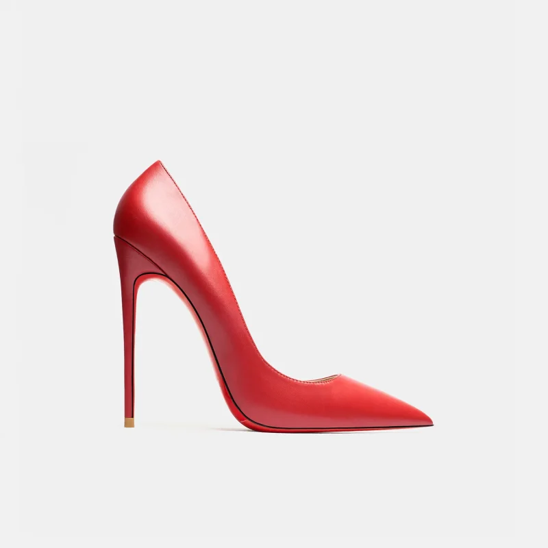 Heels for women shoes woman 2024 trend Women's Heels Red Bottoms Shiny Pumps Matte - Image 6