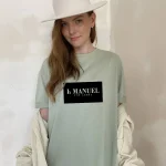 Vintage Letter Printed T Shirt Women Summer Cotton Soft Short Sleeve Tee Female - Image 4
