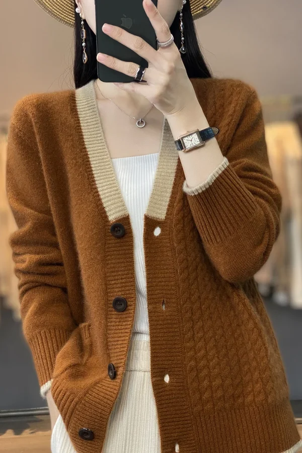 Spring New Style Woman's Sweater Fashion Casual Coats Female Cardigan Long Sleeve - Image 6