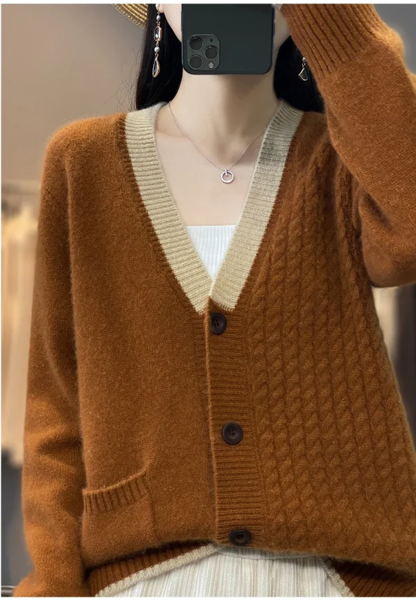 Spring New Style Woman's Sweater Fashion Casual Coats Female Cardigan Long Sleeve - Image 9