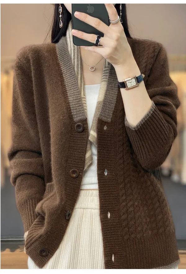 Spring New Style Woman's Sweater Fashion Casual Coats Female Cardigan Long Sleeve - Image 12