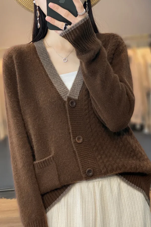 Spring New Style Woman's Sweater Fashion Casual Coats Female Cardigan Long Sleeve - Image 5