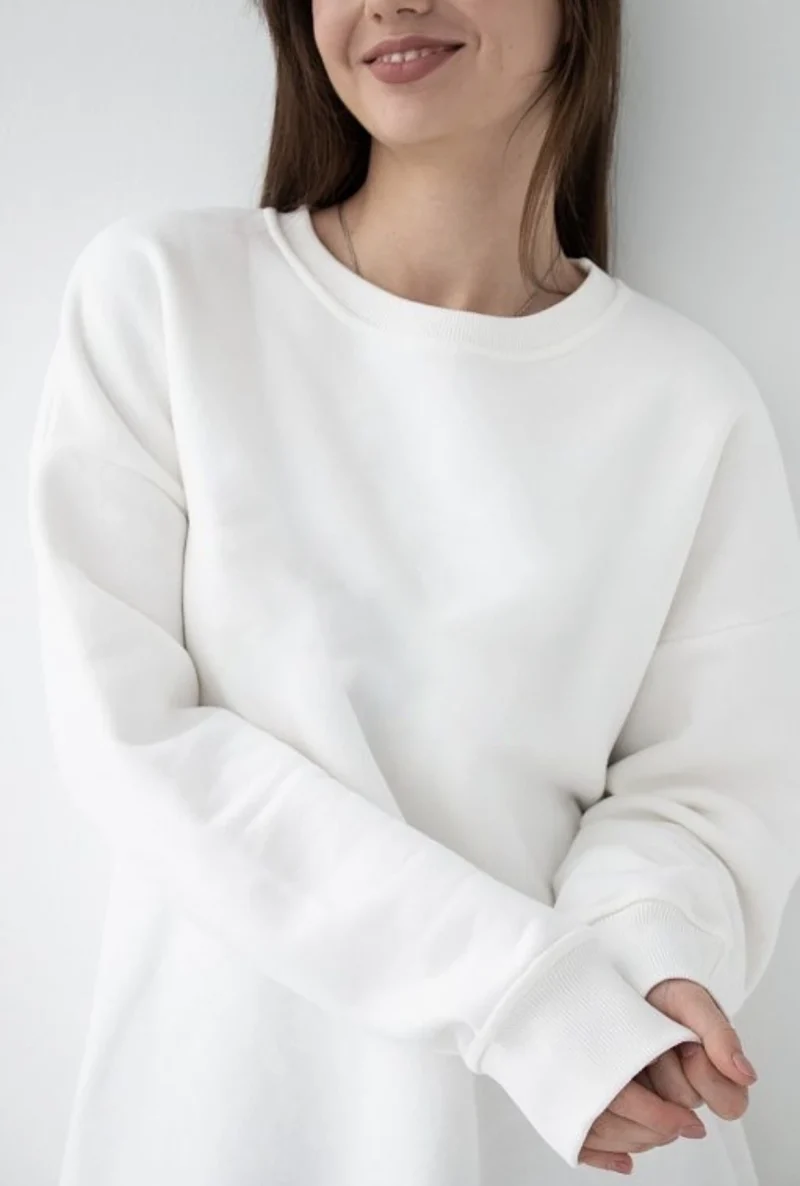 Cotton Oversized Hoodies Women Autumn Winter Soft Warm Long Sleeve Female - Image 9