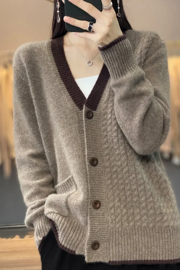 Spring New Style Woman's Sweater Fashion Casual Coats Female Cardigan Long Sleeve - Image 2