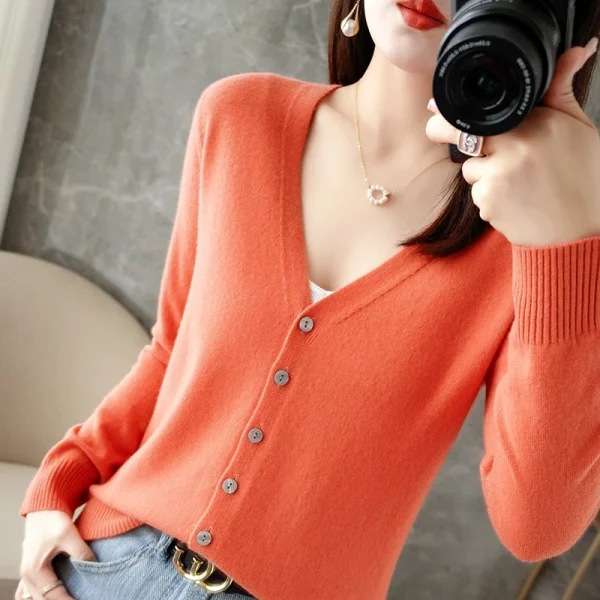 Small Fragrant Wind Women Loose Sweater Sweater All Sweater Coat - Image 6