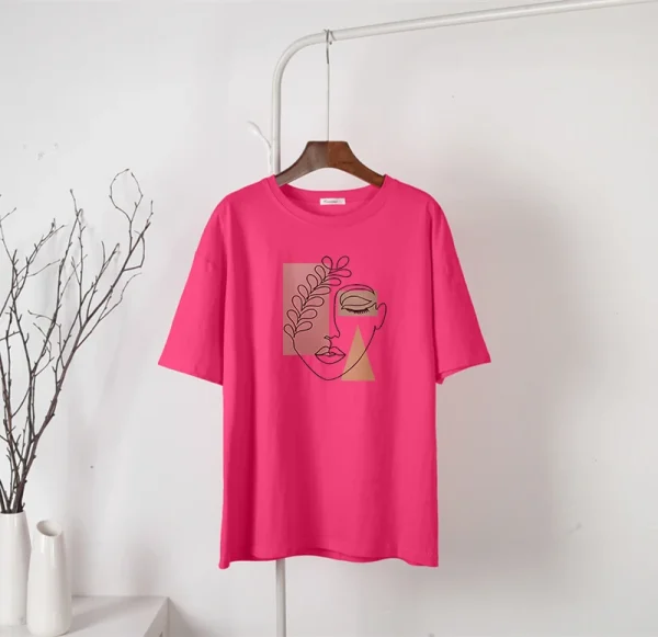 Aesthetic Character Printed T Shirt Women Vintage Soft Summer Cotton - Image 9