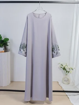 Islamic Clothing Modest Prayer Dress Muslim Kaftans Long Sleeve Loose