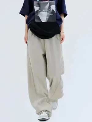 Oversize Sweatpants Streetwear High Waist Women Loose